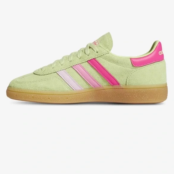 adidas Spezial Neon Lime with Pink and Light Pink Stripes - Picture 8 of 10